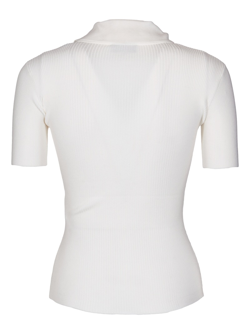 Tシャツ・カットソー ELISABETTA FRANCHI Woman Polo Shirt White MK63B 360 Polo Elisabetta Franchi donna MK63B51E2110 360 bianca in